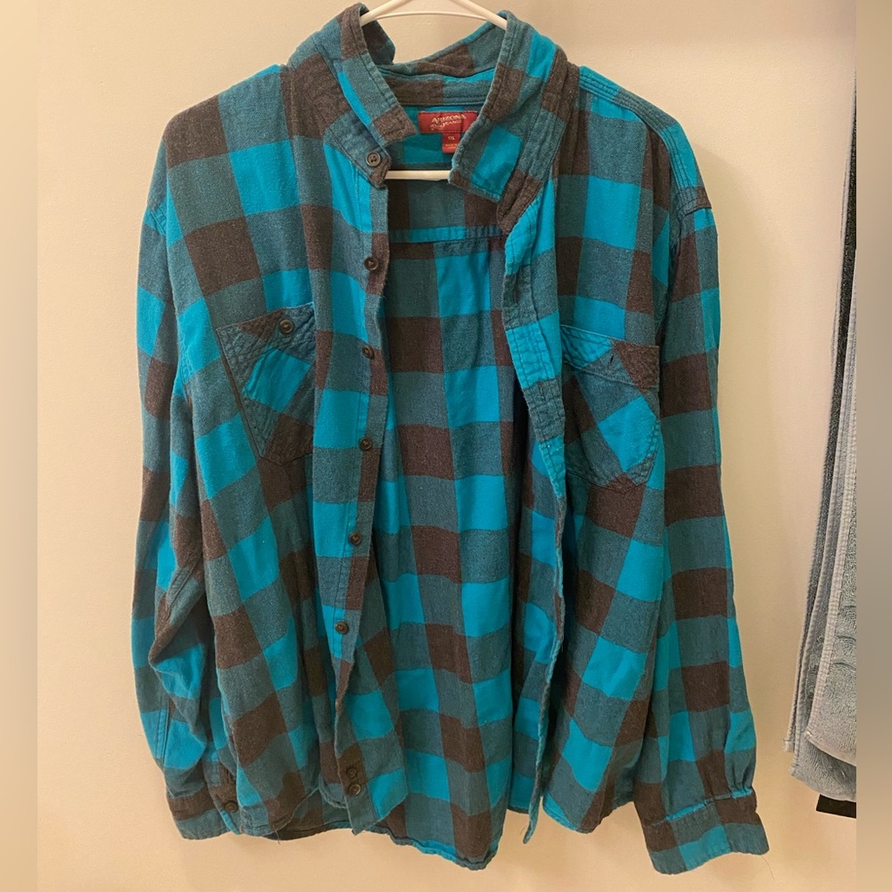 Men’s Blue/Black Flannel